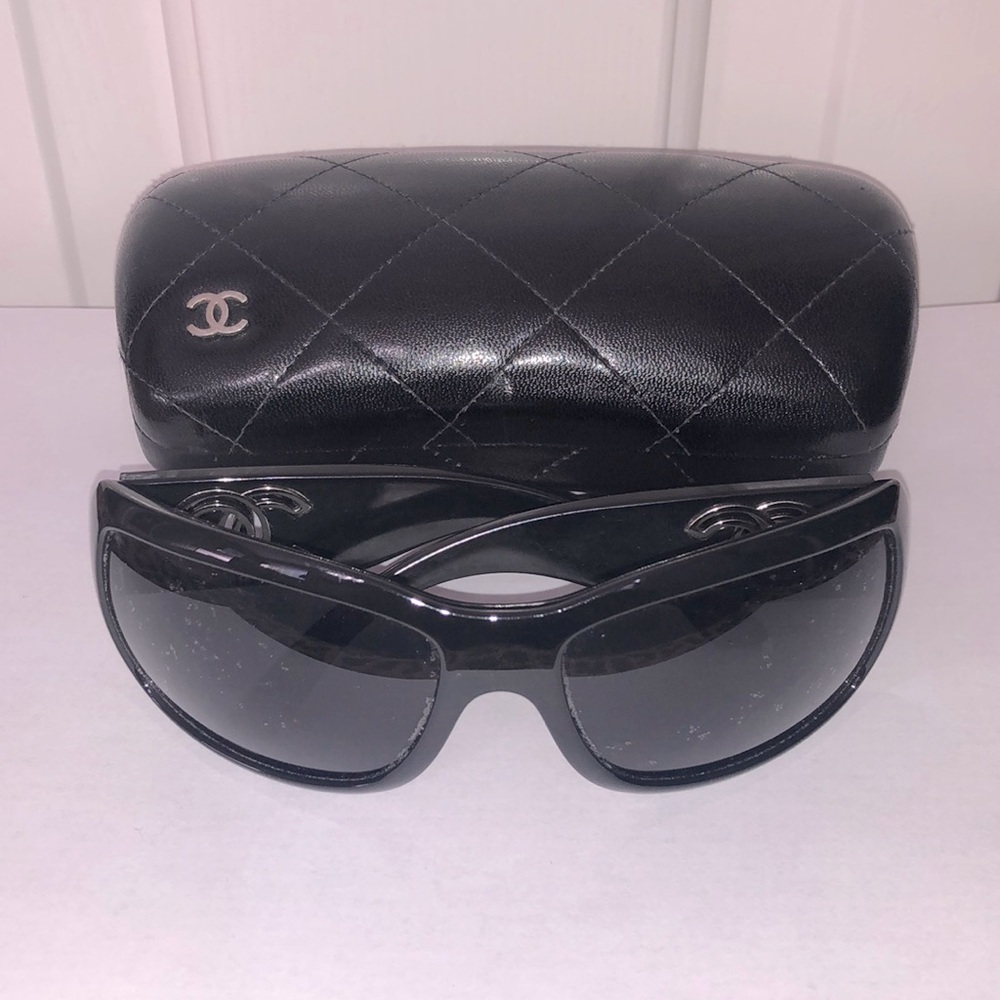 Chanel Acetate Oversized Sunglasses
